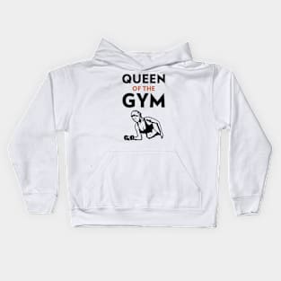 Queen In The Gym Kids Hoodie